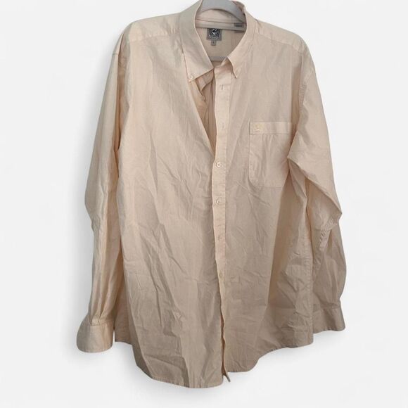 Cinch Cream Striped Dot Western Button-Down – Rodeocore Cowboy Vintage Large - Picture 2 of 6